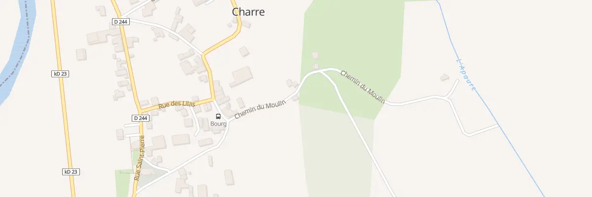 Plan du 2 Che du Moulin à Charre