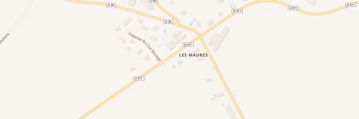 Plan du 5052A Les Maures Sud - Chaulieu à Chaulieu