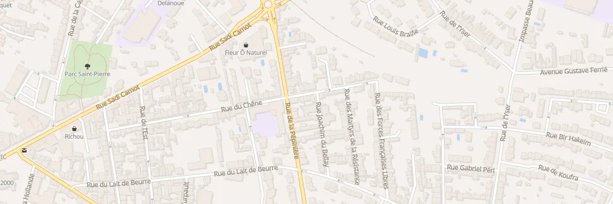 Plan du 6 Rue Robert Labarre à Cholet