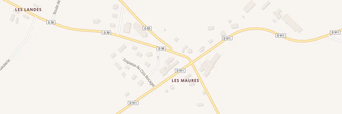 Plan du 57 Les Maures à Chaulieu