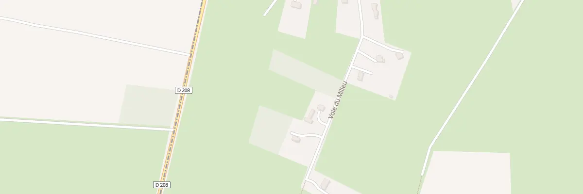 Plan du 250 Voie du Milieu à Colleville-sur-Mer