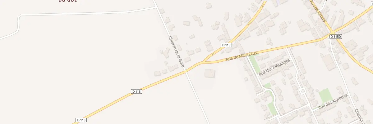 Plan du 16 Rue de Mille Ecus au Gué-d’Alleré