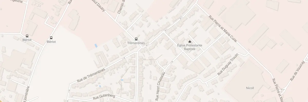 Plan du 38 Rue de Trémentines à Cholet