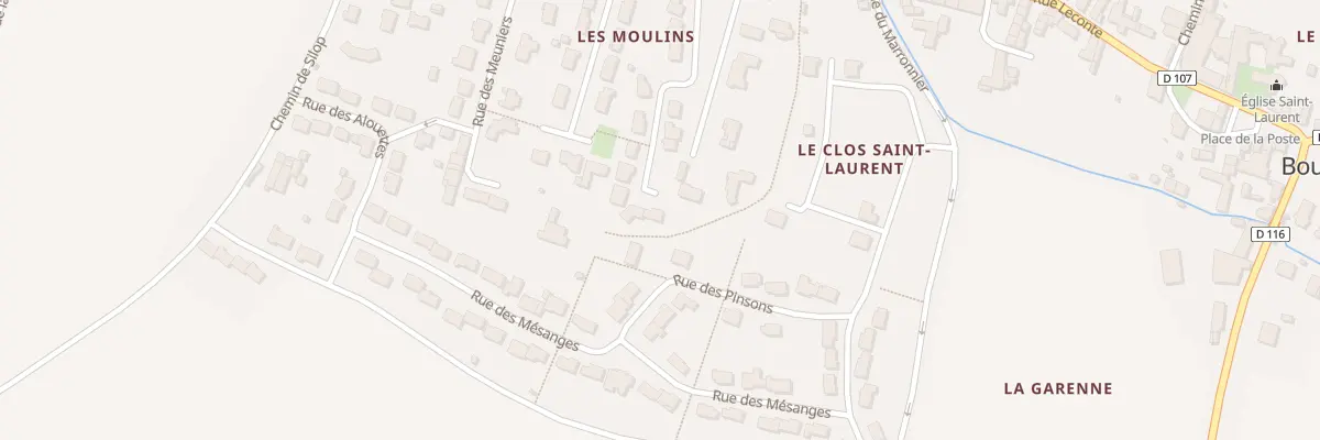 Plan du 24 All des Bleuets à Bouhet