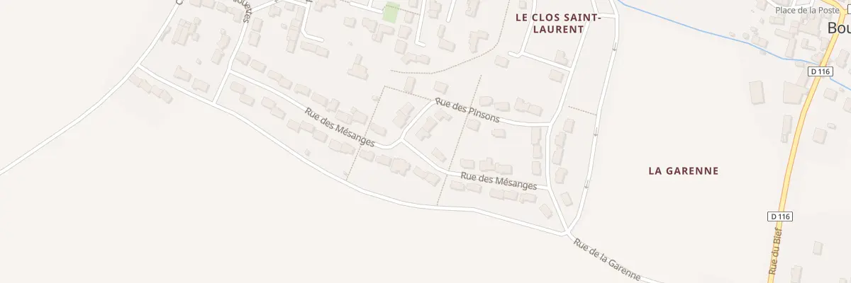 Plan du 2 Rue des Pinsons à Bouhet