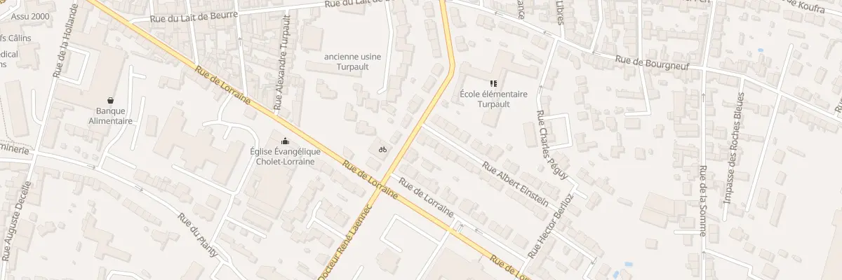 Plan du 4 Rue C de Montalembert à Cholet