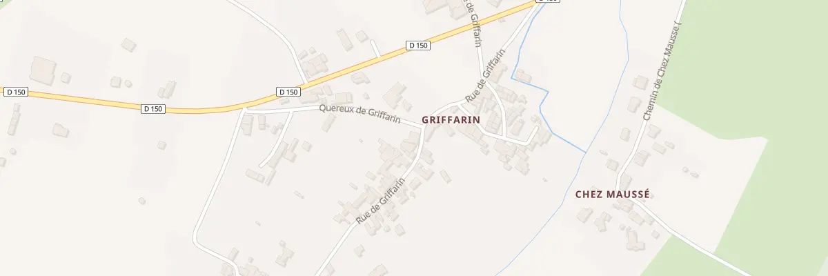 Plan du 1 Quereux de Griffarin à Saint-Romain-de-Benet