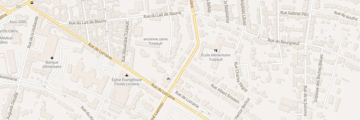 Plan du 17 Rue C de Montalembert à Cholet