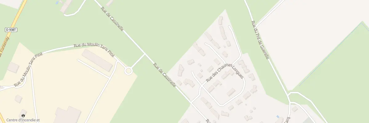 Plan du 9 Rue des chaumes longues à Vix
