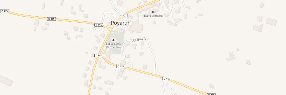 Plan du 159 Rte de Badie à Poyartin