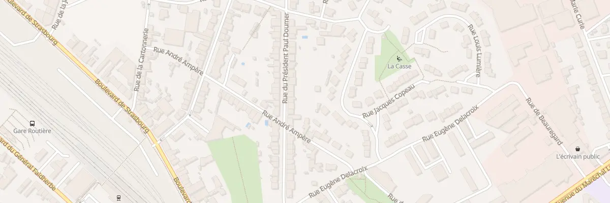 Plan du 48 Rue du Pdt Paul Doumer à Cholet