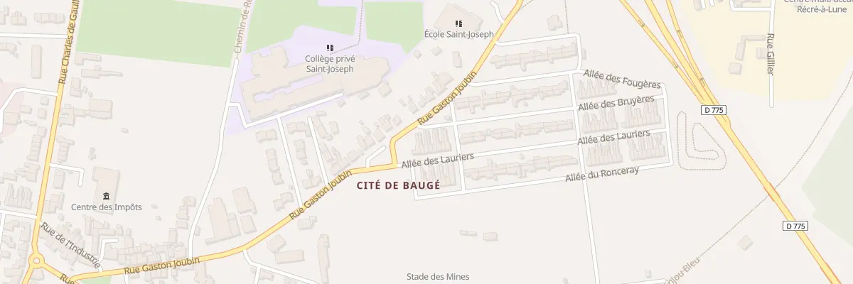 Plan du 5 All des Lauriers à Segré-en-Anjou Bleu