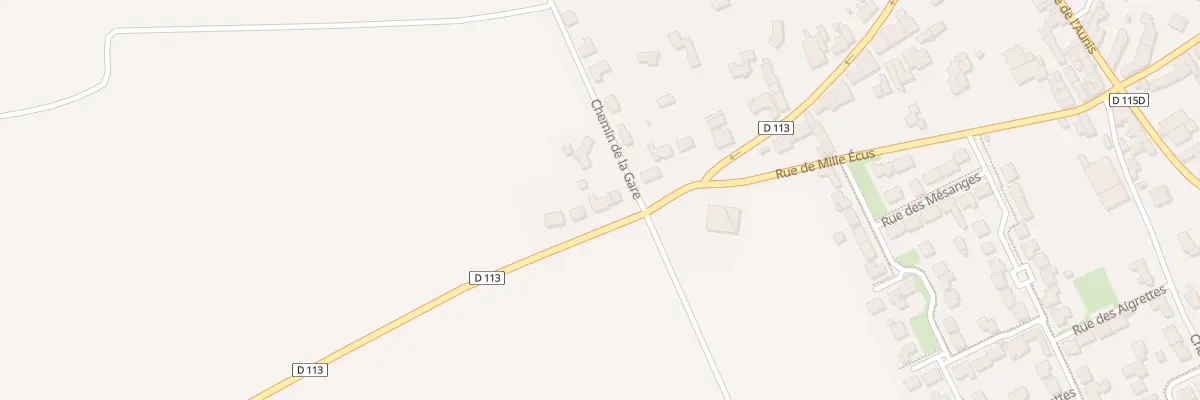 Plan du 18 Rue de Mille Ecus au Gué-d’Alleré