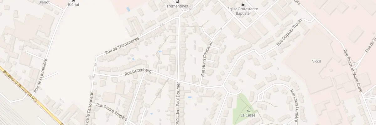 Plan du 80 Rue du Pdt Paul Doumer à Cholet