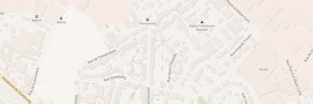 Plan du 98 Rue du Pdt Paul Doumer à Cholet