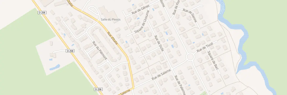 Plan du 4 Sq du Vésuve à Cholet