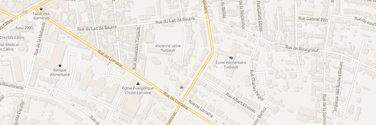 Plan du 15 Sq de l’Abbe de l’Epee à Cholet