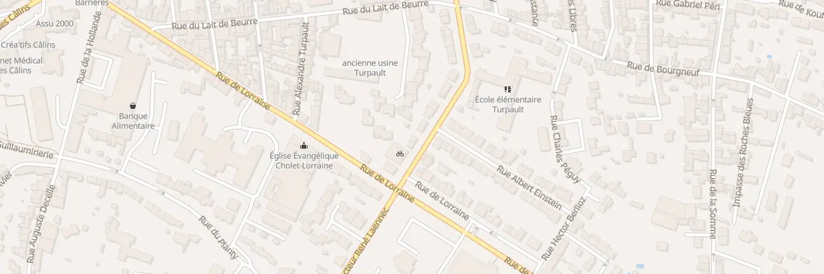 Plan du 11 Rue C de Montalembert à Cholet