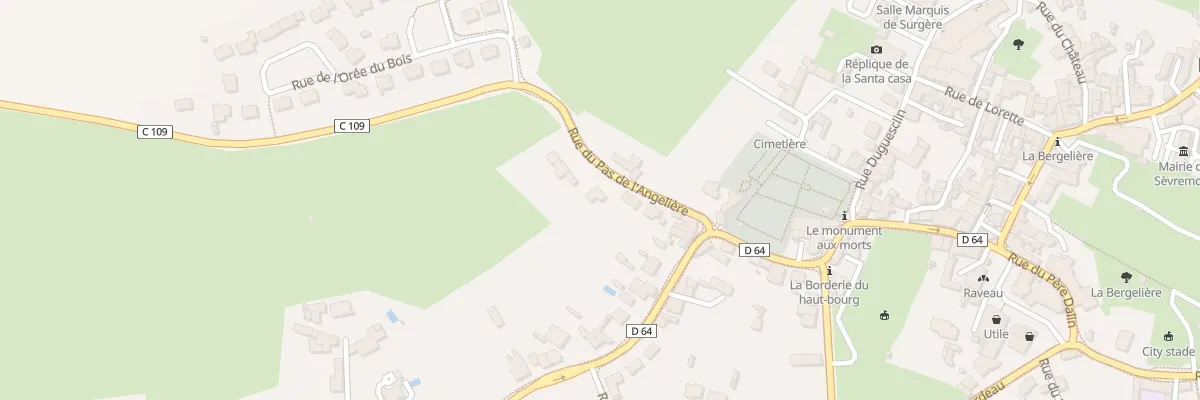 Plan du 5 Rue du Pas de l’Angelière à Sèvremont
