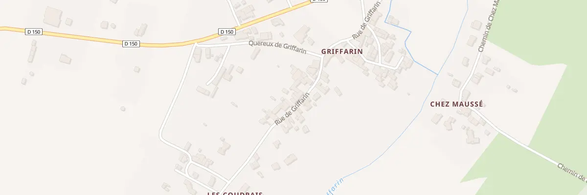 Plan du 14 Rue de Griffarin à Saint-Romain-de-Benet