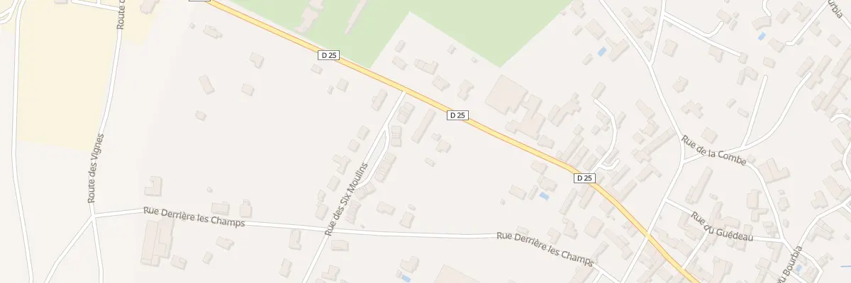 Plan du 14 Rue du stade à Vix