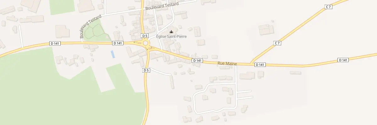 Plan du 16 Rue du Maine à Désertines