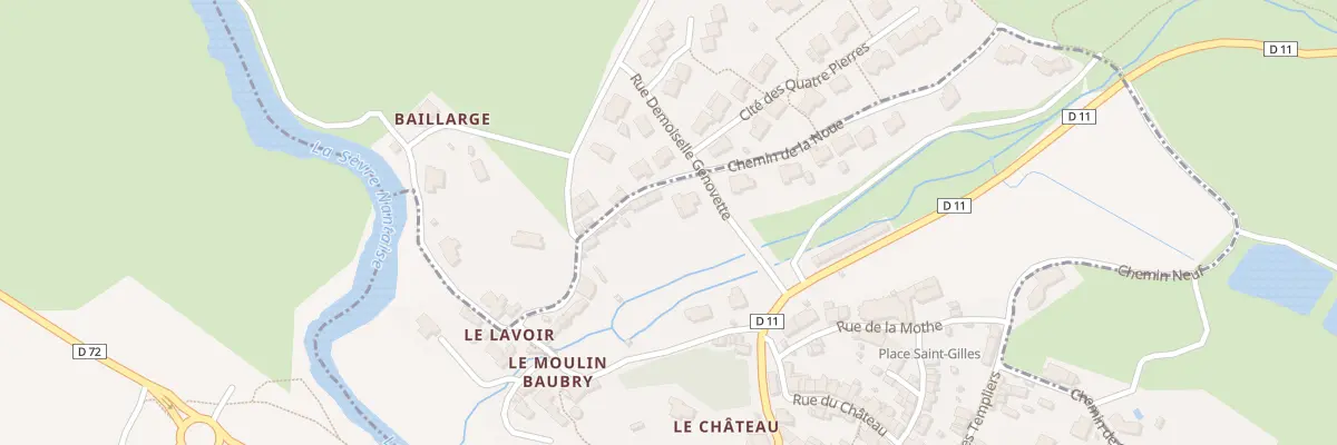 Plan du 16 Rue des menicles à Mallièvre