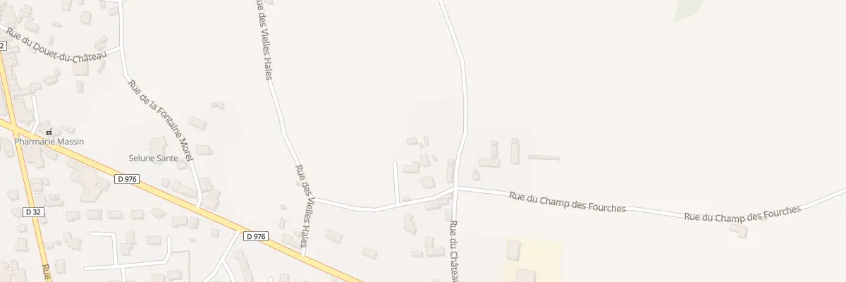 Plan du 13 Rue de la Rastiere Le Teilleul au Teilleul