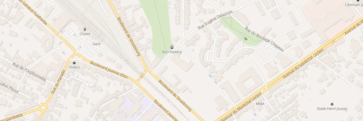 Plan du 6 Rue du Pdt Paul Doumer à Cholet