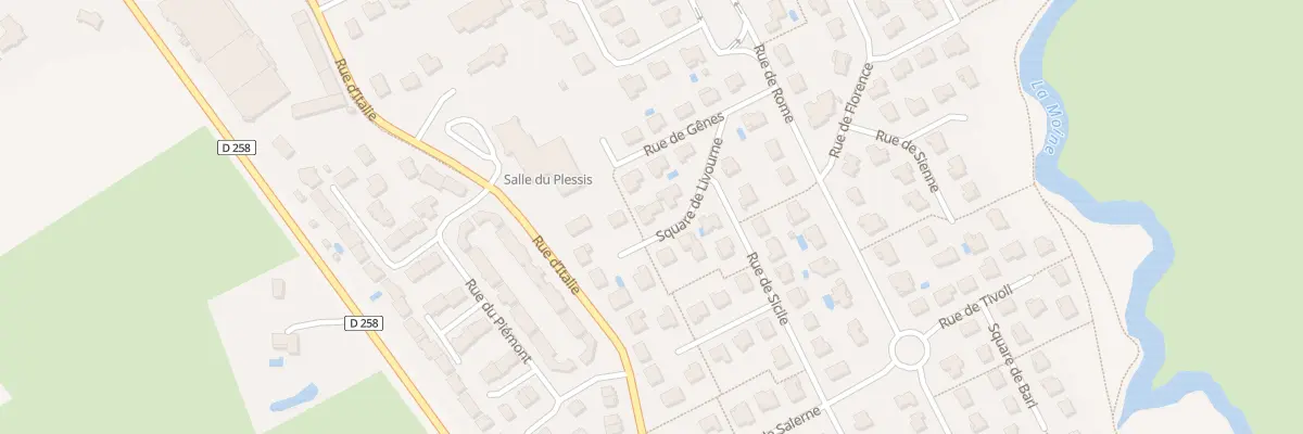 Plan du 4 Sq de Livourne à Cholet