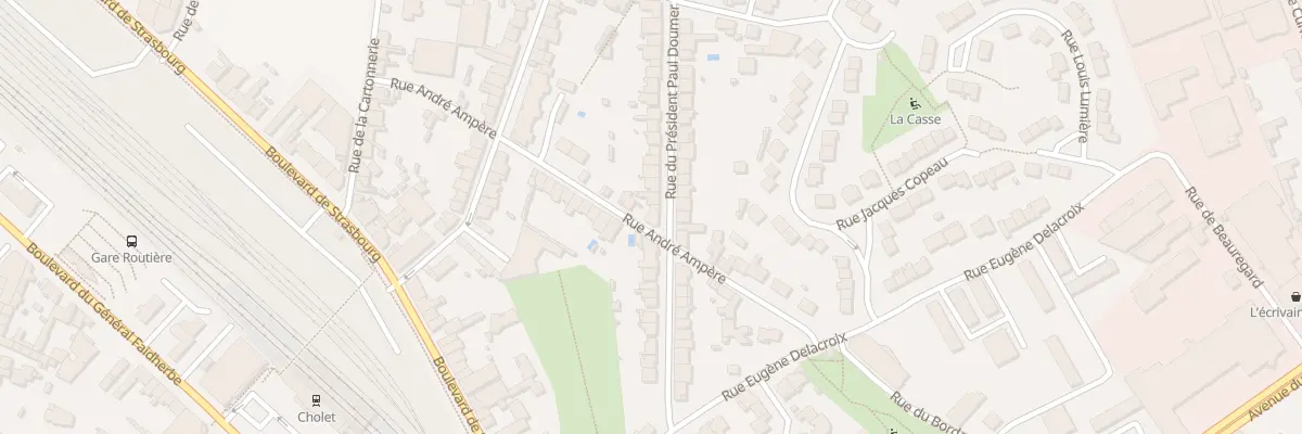 Plan du 35 Rue du Pdt Paul Doumer à Cholet