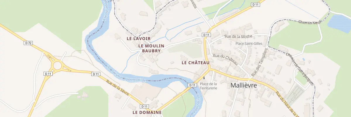 Plan du 5151 Rue du moulin baubry à Mallièvre