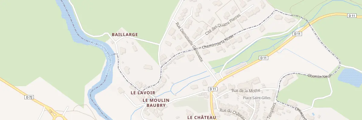 Plan du 14 Rue des menicles à Mallièvre