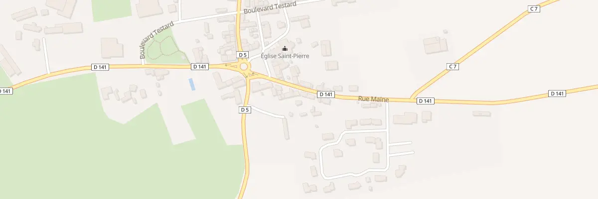 Plan du 12 Rue du Maine à Désertines