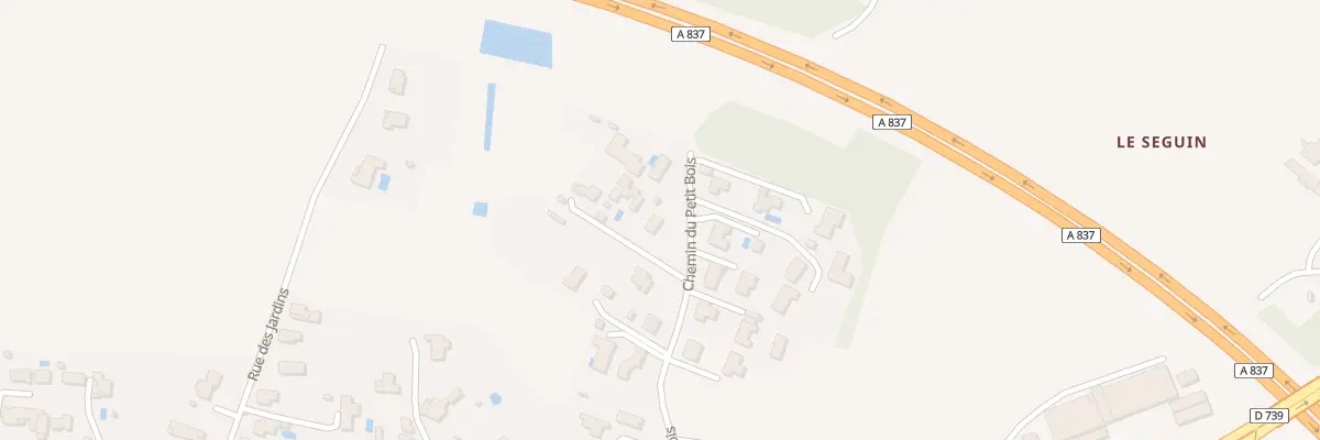 Plan du 29 Che du Petit Bois à Tonnay-Charente
