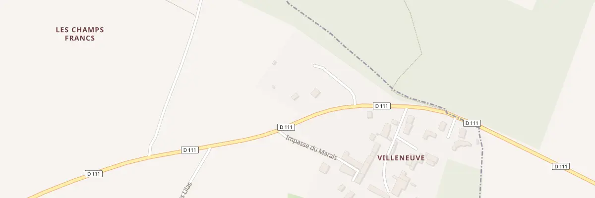 Plan du 5331 Les Champs Francs à Ardillières