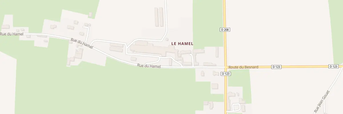Plan du 120 Rue du Hamel à Surrain