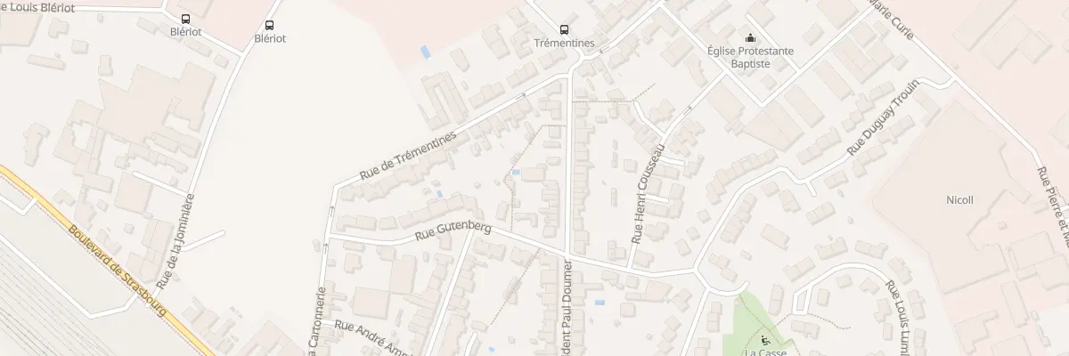 Plan du 85 Rue du Pdt Paul Doumer à Cholet