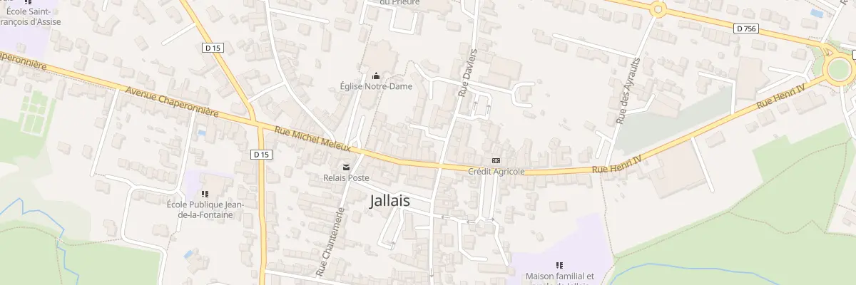 Plan du 6 Rue Jean de Saymond (Jallais) à Beaupréau-en-Mauges
