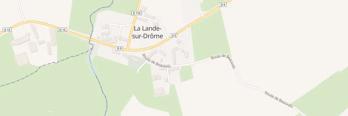 Plan du 119 Rte de Beauvais - La Lande à Val de Drôme