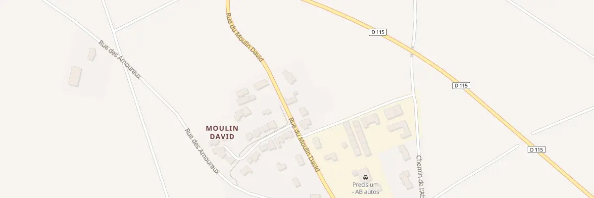Plan du 24 Rue du Moulin David au Gué-d’Alleré