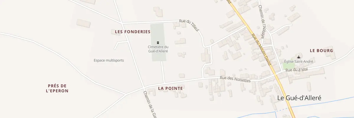 Plan du 20C Rue des Noisettes au Gué-d’Alleré