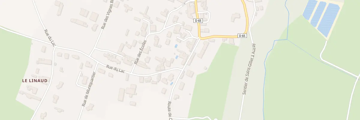 Plan du 2 Rue du lac à Auchay-sur-Vendée