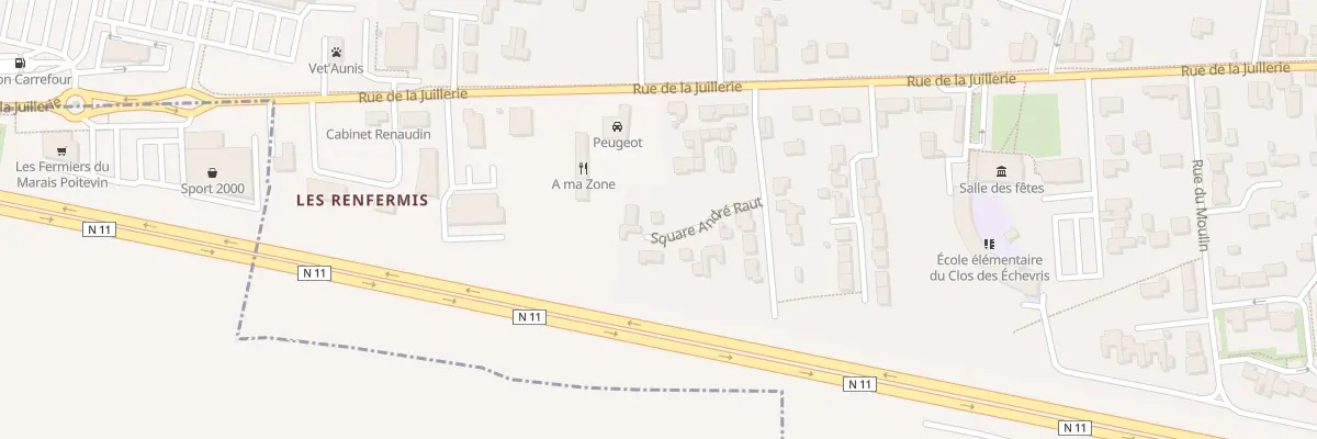 Plan du 5A Sq Andre Raut à Ferrières