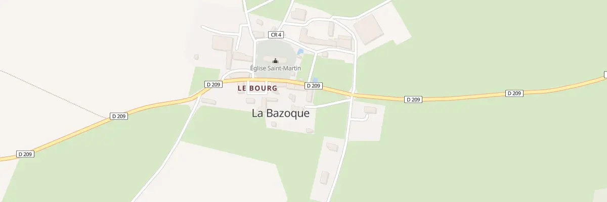 Plan du 5065 Le Bourg à La Bazoque