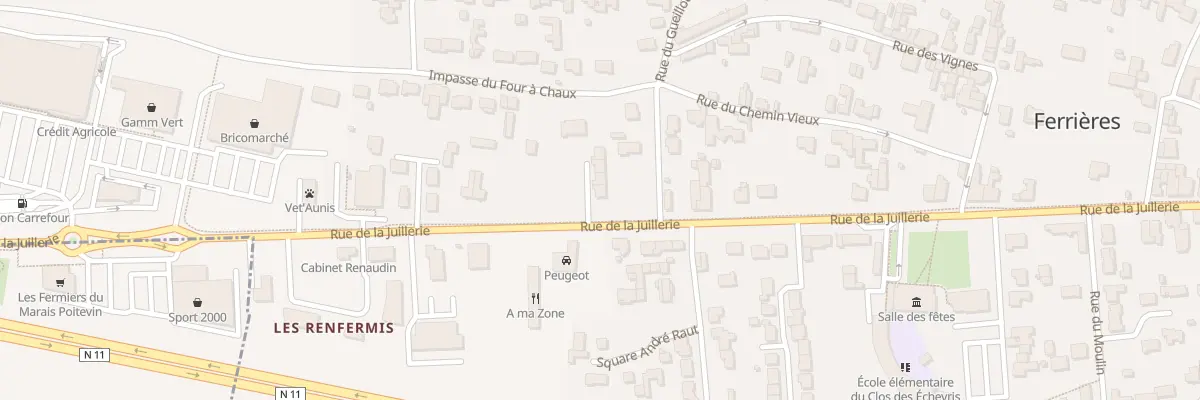 Plan du 132 Rue de la Juillerie à Ferrières