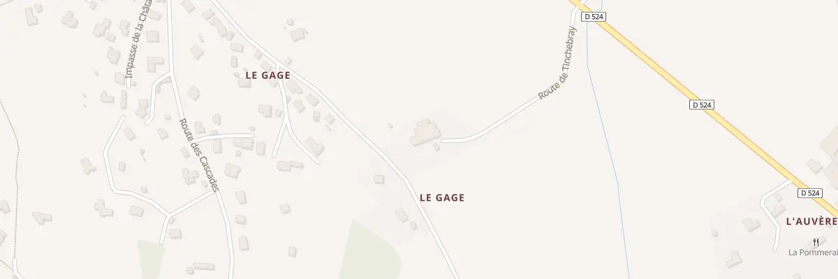 Plan du 1444 Rte de Tinchebray - Roullours à Vire Normandie