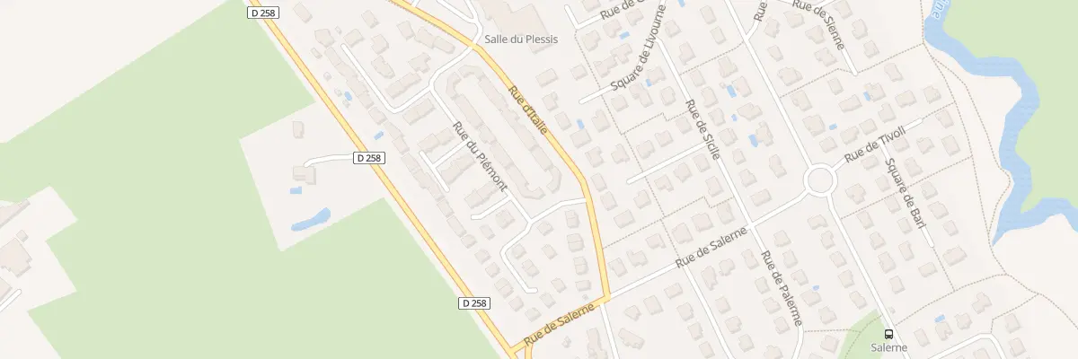 Plan du 19 Rue du Piémont à Cholet