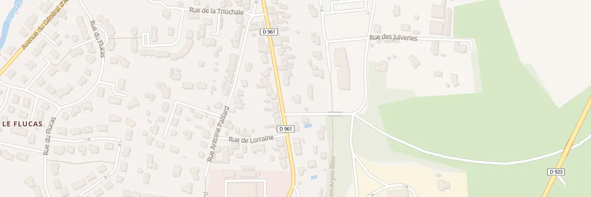 Plan du 39 Rue Denis Papin (Segre) à Segré-en-Anjou Bleu