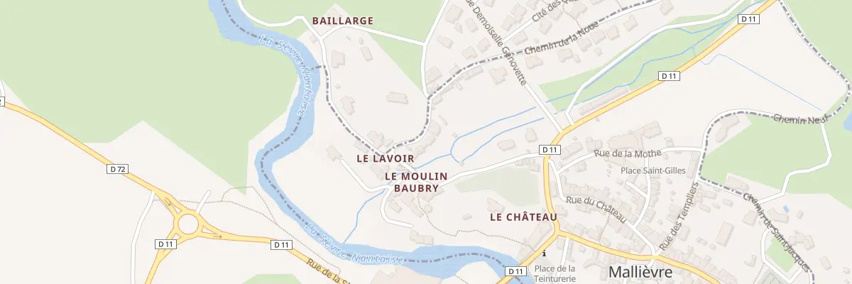 Plan du 2 Rue des menicles à Mallièvre